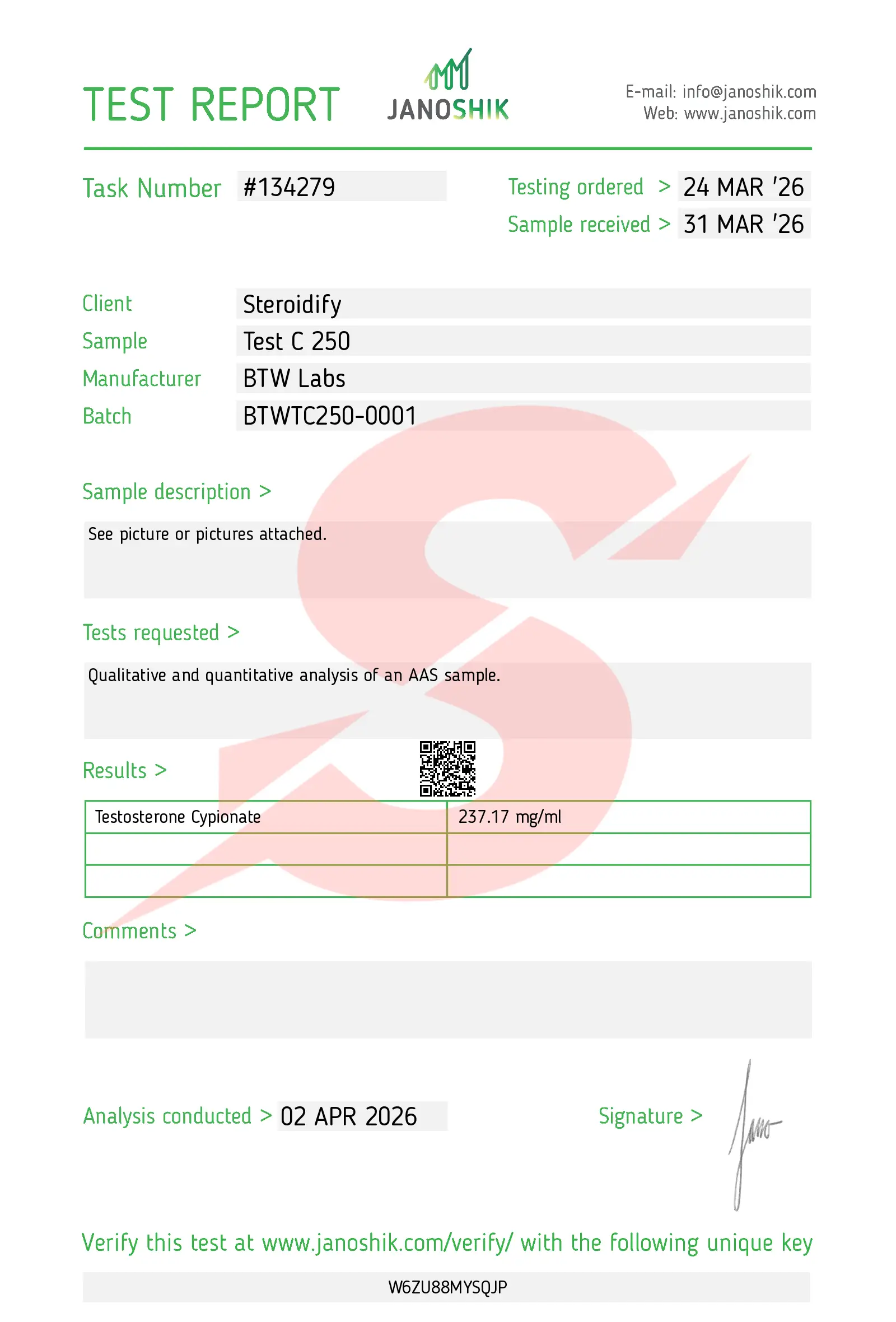 Test-C250